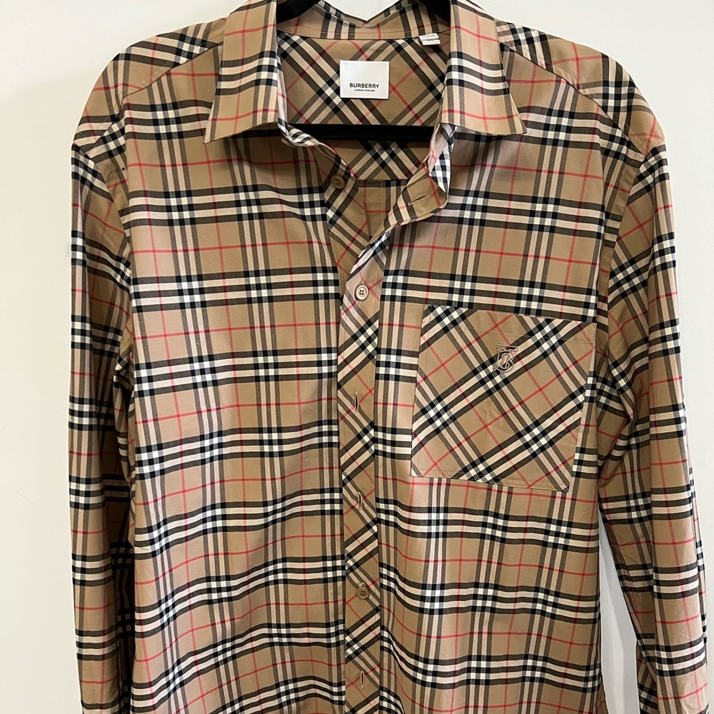 Men’s Burberry Classic check shirt